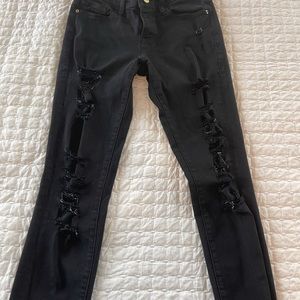 FRAME black jeans.